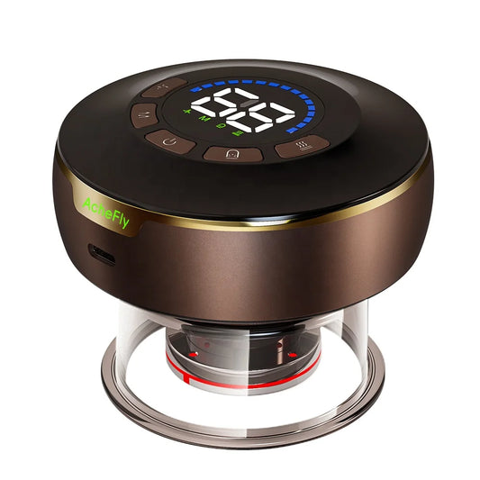 This advanced device combines cupping therapy with moxibustion for enhanced healing and pain relief. It uses gentle suction to stimulate blood flow while applying soothing heat to targeted areas, promoting relaxation and muscle recovery. Ideal for improving circulation, alleviating tension, and supporting overall wellness. Perfect for home use or professional therapy sessions.