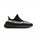 Yeezy Boost 350 V2 sneaker featuring breathable Primeknit upper, BOOST cushioned sole, ribbed outsole, and minimalist low-profile design.