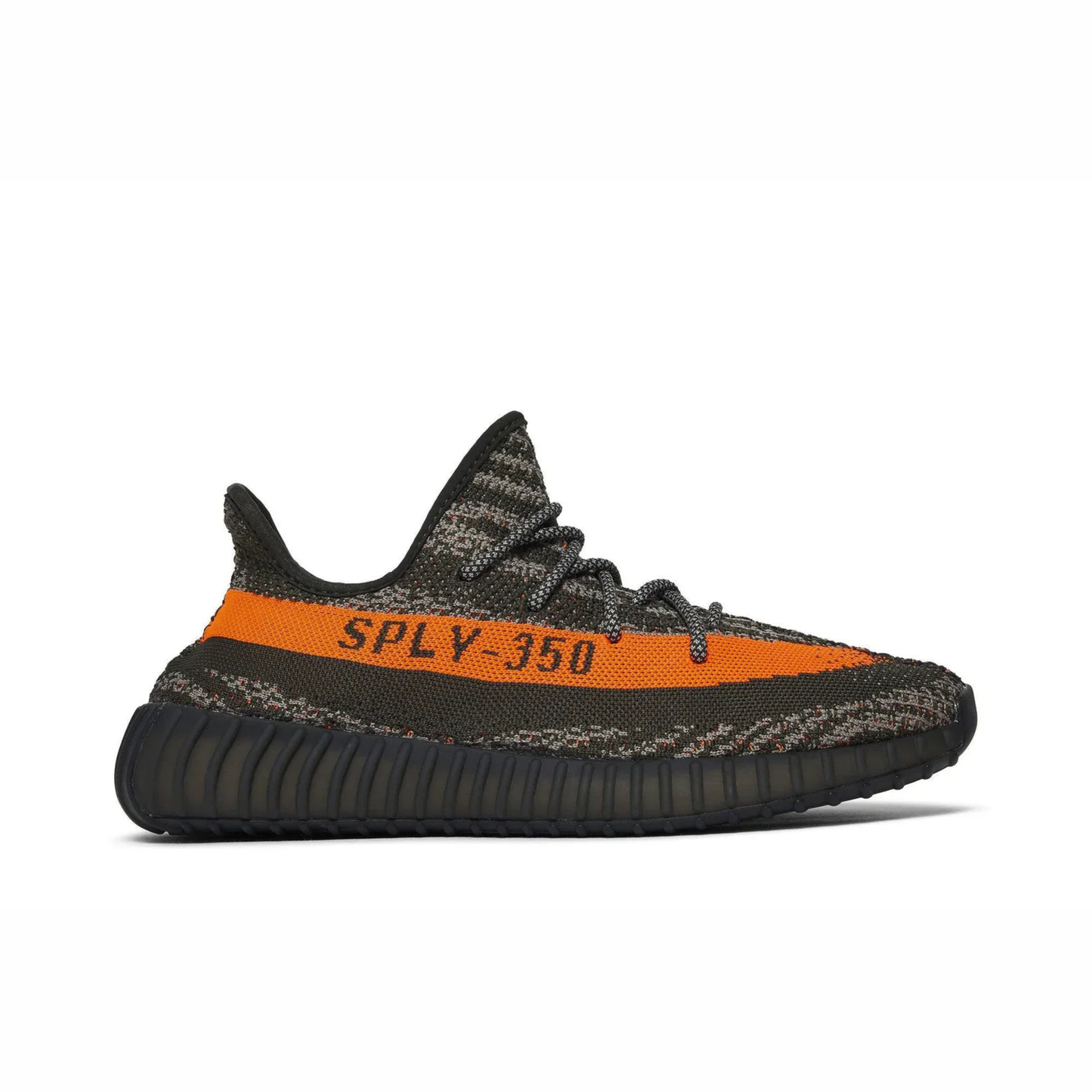 Yeezy Boost 350 V2 sneaker featuring breathable Primeknit upper, BOOST cushioned sole, ribbed outsole, and minimalist low-profile design.