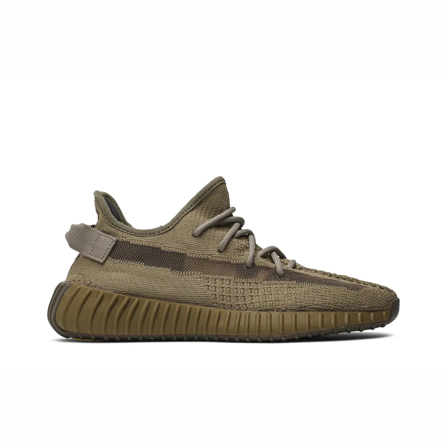 Yeezy Boost 350 V2 sneaker featuring breathable Primeknit upper, BOOST cushioned sole, ribbed outsole, and minimalist low-profile design.