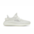 Yeezy Boost 350 V2 sneaker featuring breathable Primeknit upper, BOOST cushioned sole, ribbed outsole, and minimalist low-profile design.