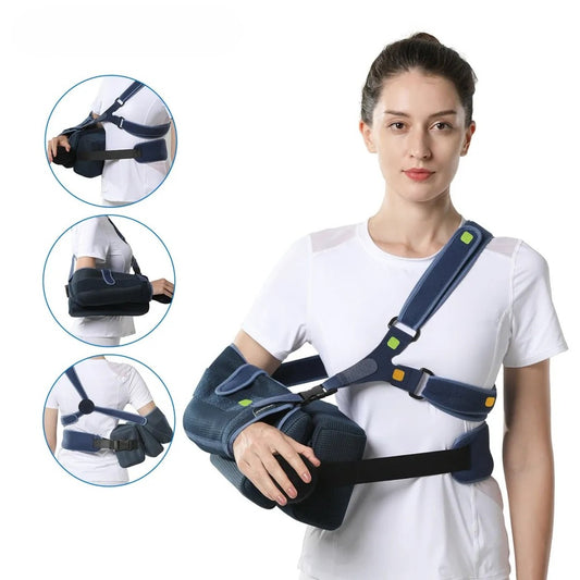 This adjustable arm sling provides optimal support for arm injuries, fractures, or post-surgery recovery. Designed with a comfortable pillow, it helps relieve pressure while keeping the arm immobilized and secure. The breathable material and adjustable straps ensure a snug and comfortable fit, making it ideal for extended wear during recovery. Perfect for aiding in healing and reducing arm strain.