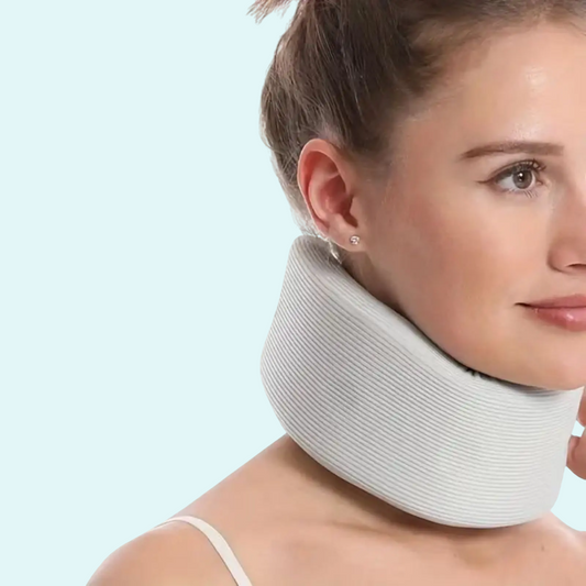 This adjustable neck support collar is designed to provide pain relief and improve posture by gently stretching the neck and relieving tension. The ergonomic, soft material ensures comfort, while the Velcro straps allow for easy adjustment to fit your neck size. Ideal for relieving neck pain, stiffness, or strain, it offers targeted support to help with recovery and comfort. Perfect for use at home or on the go.