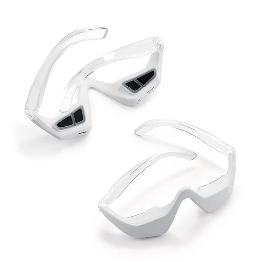 This advanced 3D eye massager provides a relaxing experience by combining gentle pressure, vibration, and heat to soothe tired eyes, reduce puffiness, and improve circulation. Perfect for relieving eye strain and promoting relaxation, it's designed for comfort and ease of use. Ideal for daily rejuvenation, especially after long screen hours.
