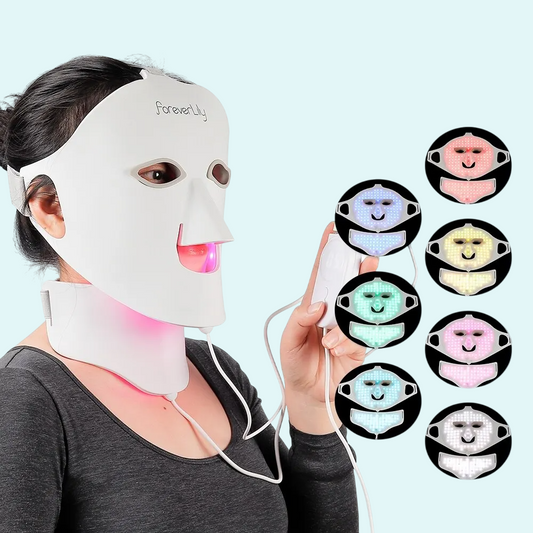 The ForeverLily LED Light Therapy Mask offers full facial coverage with 168 LEDs, designed to target various skin concerns. With multiple light settings, it helps reduce acne, improve skin tone, and promote collagen production for smoother, healthier skin. The comfortable silicone mask fits securely, allowing for hands-free use. Perfect for home skincare treatments, this mask provides a convenient and effective solution for radiant skin.