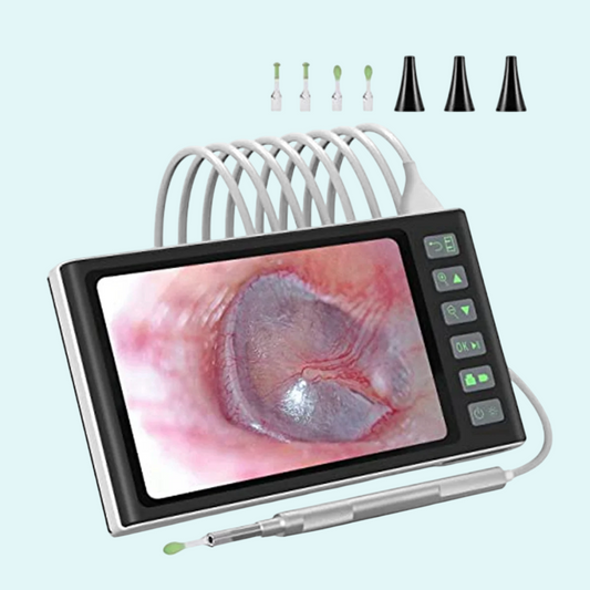 This advanced otoscope features a high-definition screen for clear visual inspection of the ear canal. Equipped with multiple tips for versatility, it allows for precise viewing and is ideal for at-home ear health monitoring. The ergonomic design and digital interface make it easy to use, ensuring a comfortable and effective experience. Perfect for checking earwax buildup and maintaining ear hygiene.