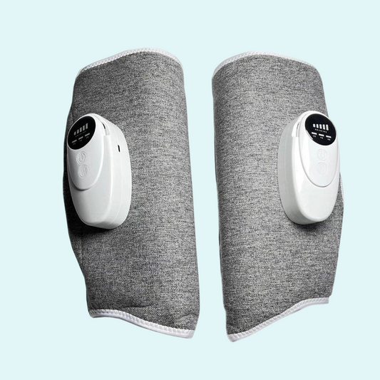 These leg and calf massage sleeves combine air compression and heat therapy to provide effective relief for tired, sore legs. The adjustable settings allow for a customized massage experience, promoting circulation, reducing swelling, and soothing muscle fatigue. Ideal for post-workout recovery or for those experiencing leg discomfort, they offer a relaxing and rejuvenating experience at home.