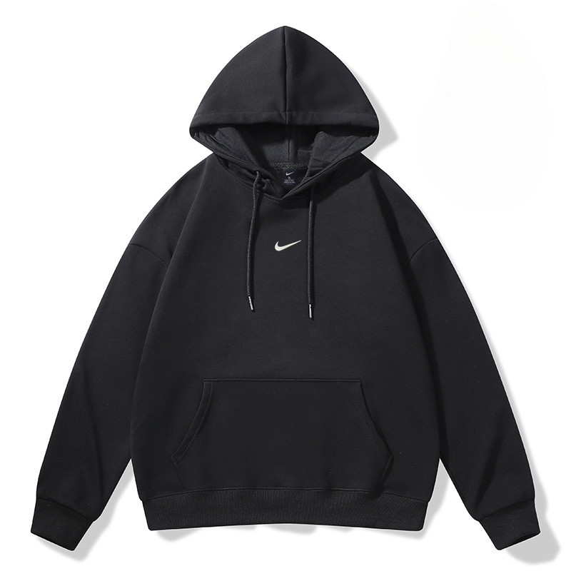 Unisex oversized white fleece hoodie — minimalist pullover design with adjustable hood and cozy brushed interior.