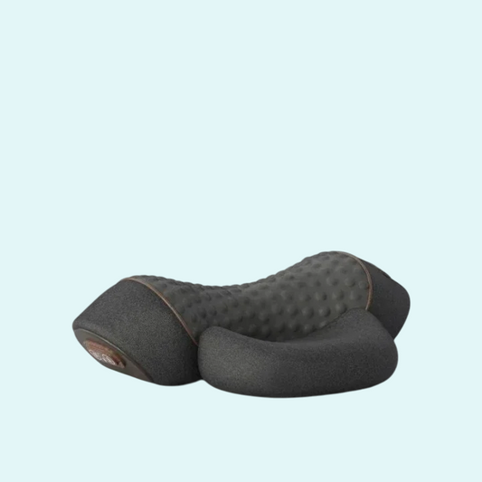 This multifunctional neck support device realigns the cervical spine to improve neck posture, alleviates pain through heat therapy, and promotes better circulation. Ideal for individuals seeking neck pain relief, it combines comfort and effective treatment in one convenient design. Perfect for daily use to maintain a healthy neck alignment.