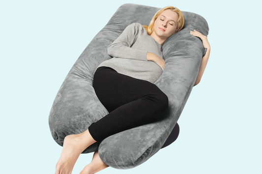 This full-body pillow is designed for ultimate comfort, providing support for the head, neck, back, and legs. Ideal for side sleepers or those seeking relief from pregnancy discomfort, it helps align the body for a restful night’s sleep. The soft, plush material enhances relaxation while reducing pressure points, making it perfect for sleeping, lounging, or resting.