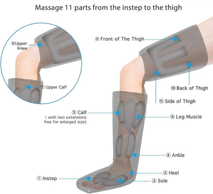 COMPRAX® Air Compression Leg Massager