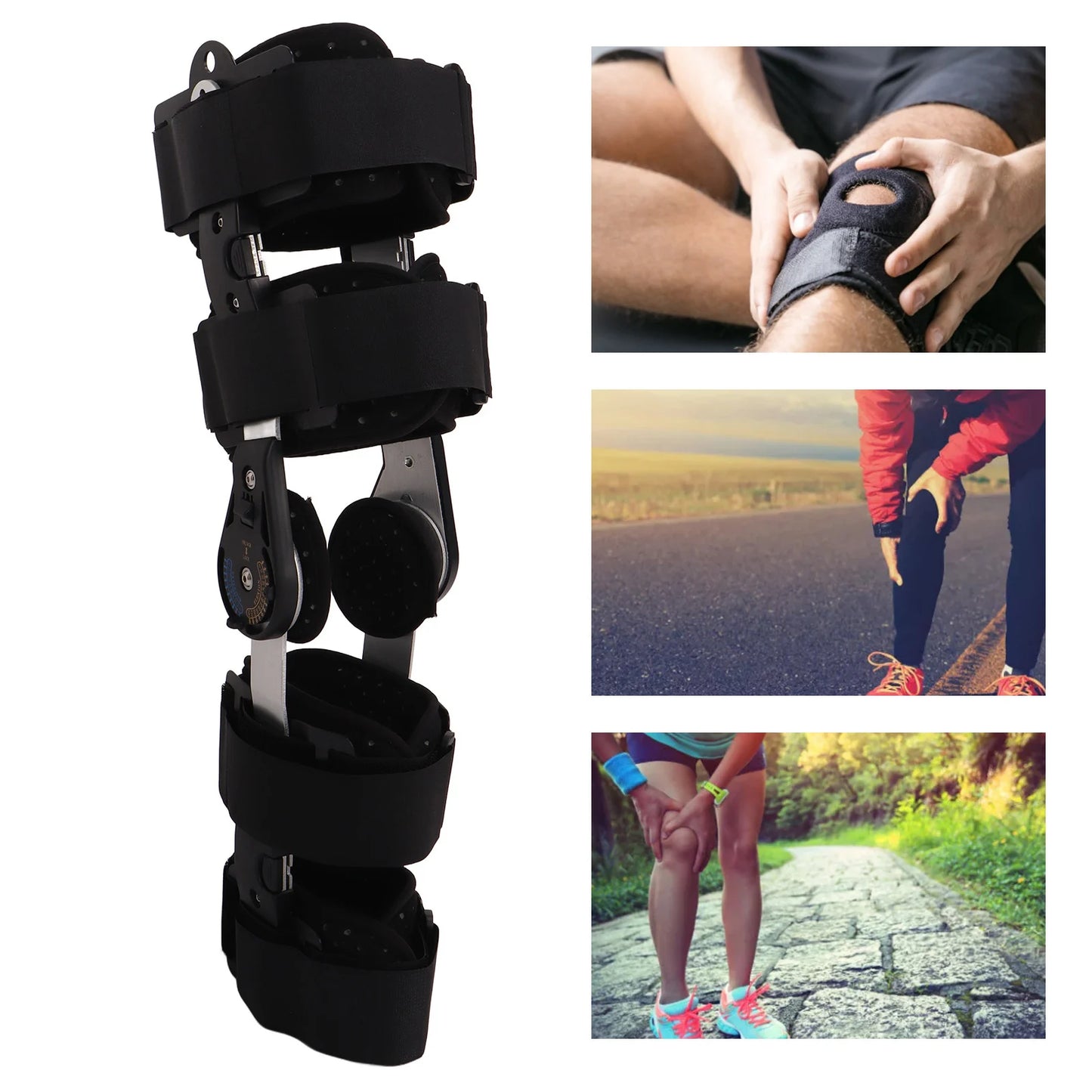 Post-Operative Adjustable Hinged Knee Brace