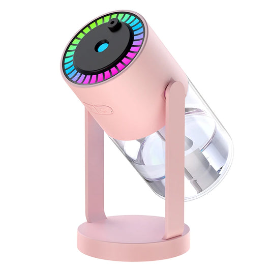 This unique humidifier projects a stunning starry sky while releasing a soothing mist to improve air quality. With vibrant LED lighting and a sleek design, it creates a relaxing and visually appealing atmosphere in any room. Perfect for bedrooms or relaxation spaces, it combines functionality with style, enhancing both air moisture and ambiance.