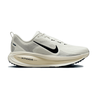 Air Zoom Vomero 18 Coconut Milk sneaker featuring breathable mesh upper in soft cream tones, cushioned sole with ZoomX and ReactX foam, and modern running-inspired design.