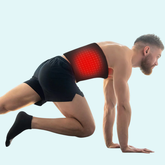 This red light therapy belt uses infrared light to provide targeted pain relief and muscle recovery. Ideal for the back, waist, or abdominal area, it helps reduce inflammation and improve circulation. The adjustable belt fits comfortably around the body, allowing for hands-free use during workouts or relaxation. Perfect for relieving chronic pain, soreness, or tension. Compact and easy to use, it’s suitable for home or on-the-go treatments.