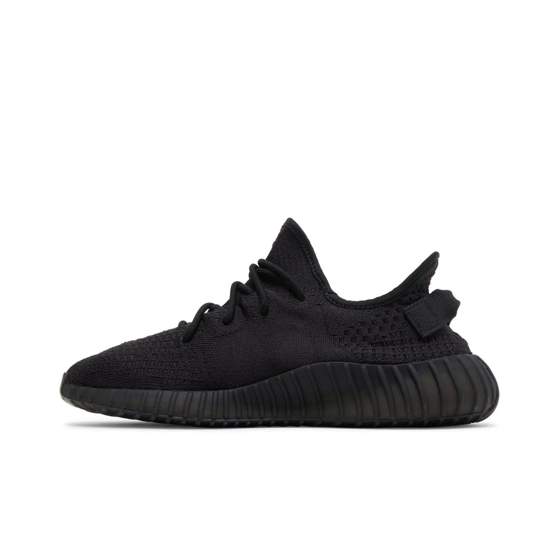 Yeezy Boost 350 V2 sneaker featuring breathable Primeknit upper, BOOST cushioned sole, ribbed outsole, and minimalist low-profile design.