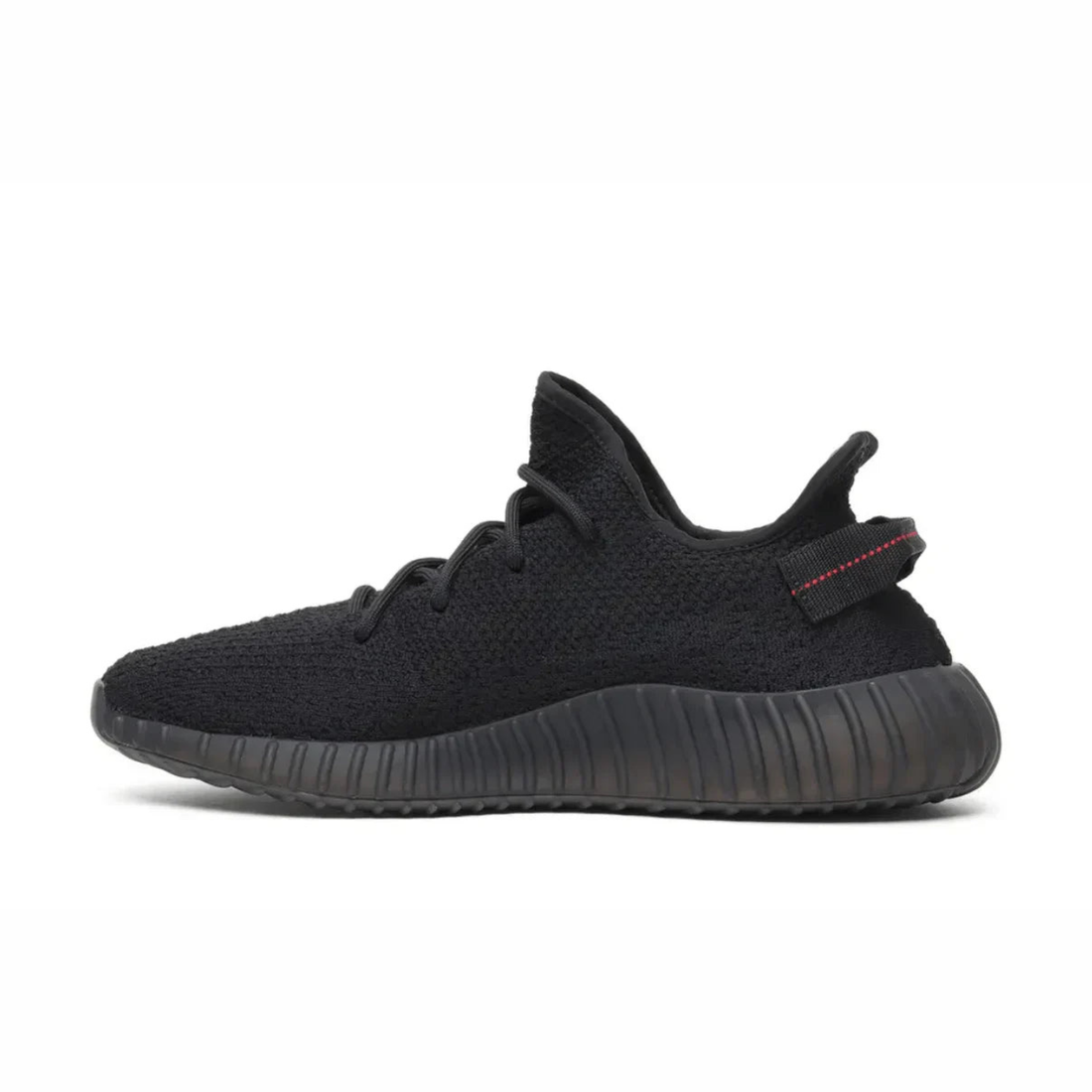 Yeezy Boost 350 V2 sneaker featuring breathable Primeknit upper, BOOST cushioned sole, ribbed outsole, and minimalist low-profile design.