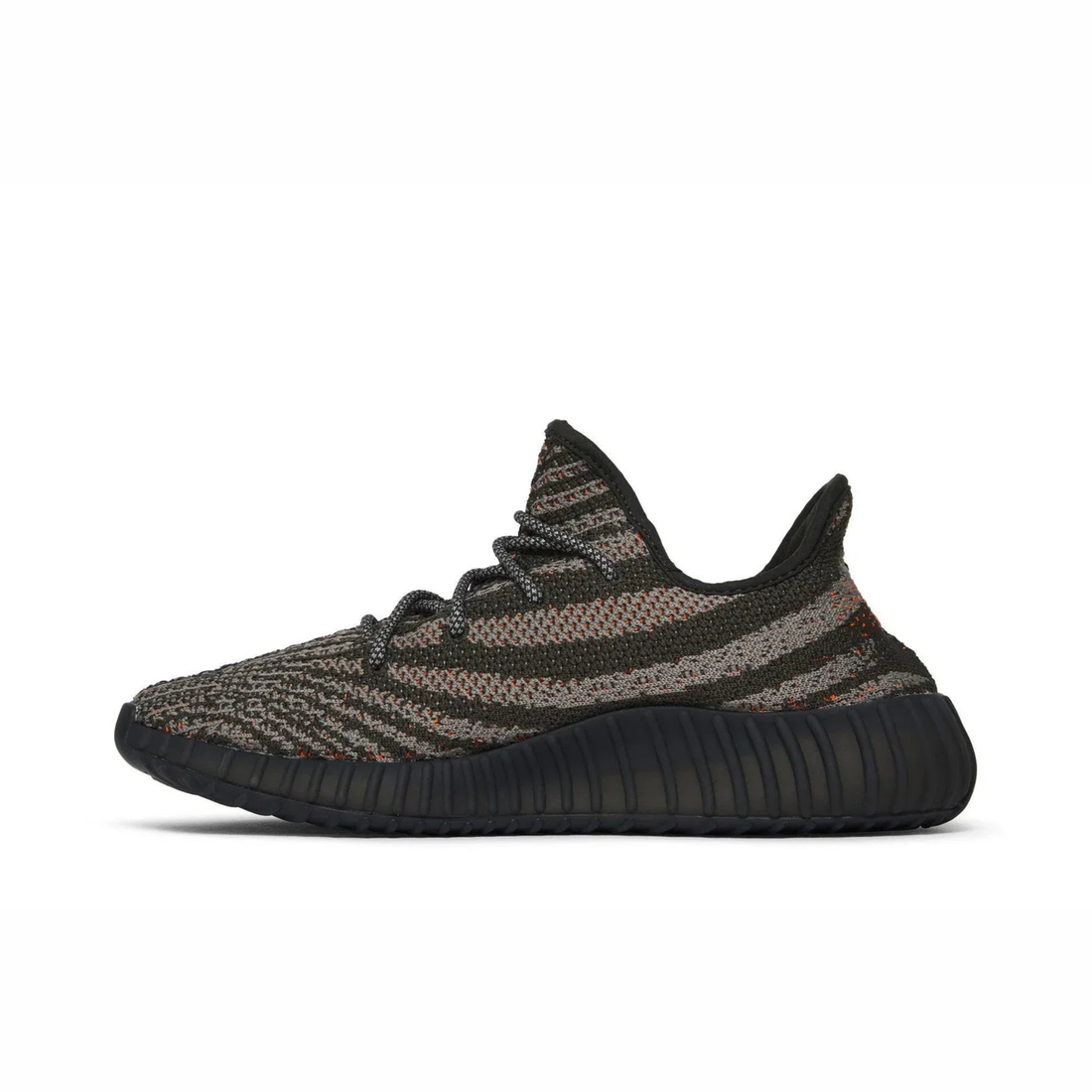 Yeezy Boost 350 V2 sneaker featuring breathable Primeknit upper, BOOST cushioned sole, ribbed outsole, and minimalist low-profile design.