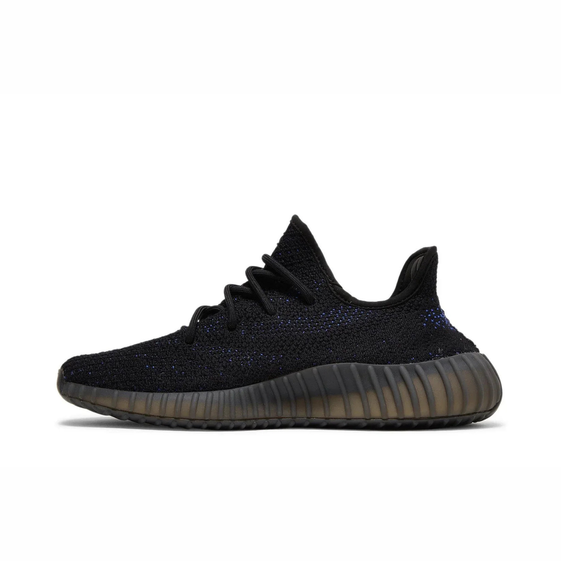 Yeezy Boost 350 V2 sneaker featuring breathable Primeknit upper, BOOST cushioned sole, ribbed outsole, and minimalist low-profile design.