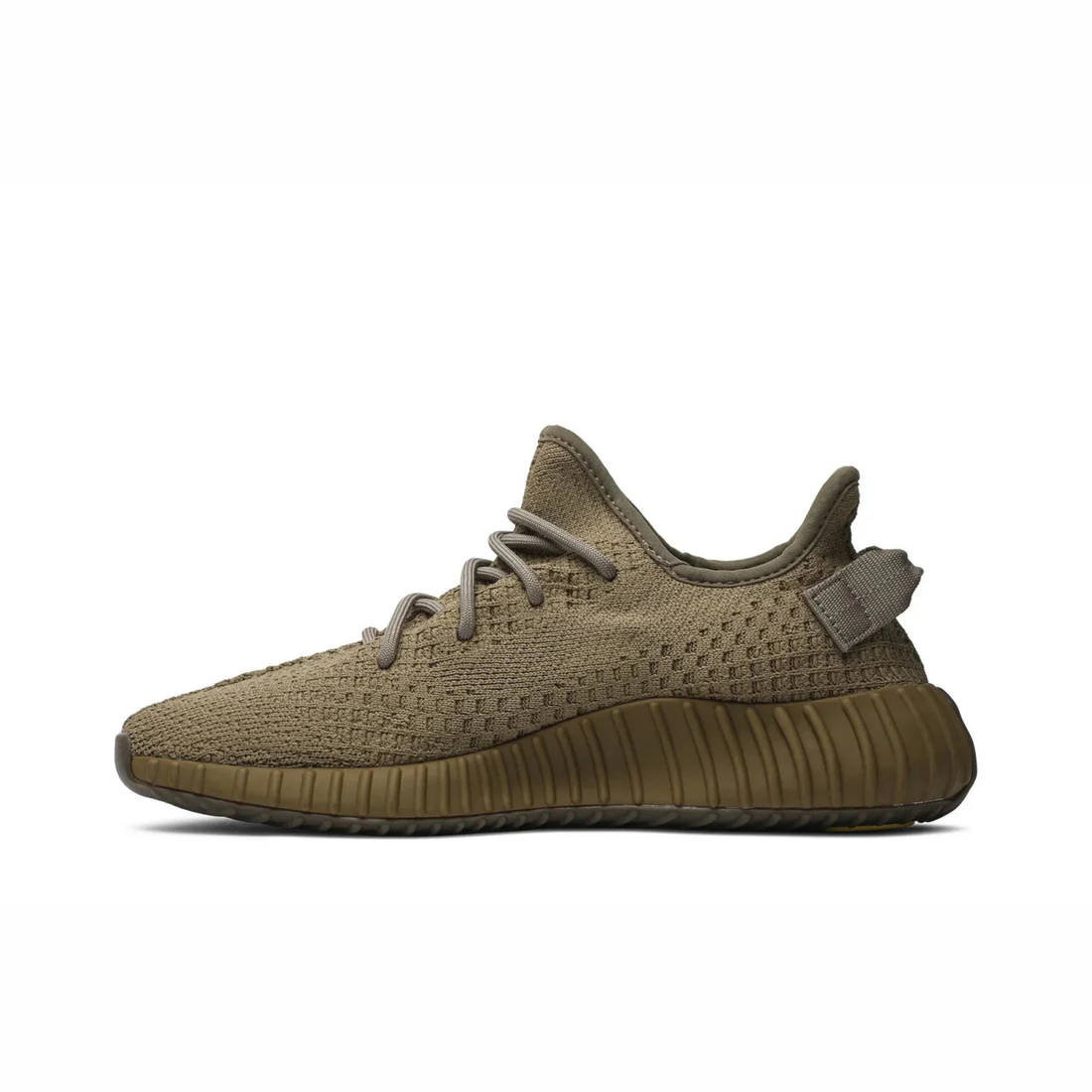 Yeezy Boost 350 V2 sneaker featuring breathable Primeknit upper, BOOST cushioned sole, ribbed outsole, and minimalist low-profile design.
