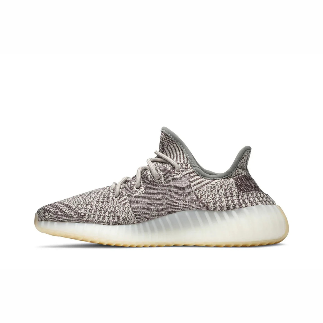 Yeezy Boost 350 V2 sneaker featuring breathable Primeknit upper, BOOST cushioned sole, ribbed outsole, and minimalist low-profile design.