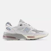 Made in UK 991v2 White & Grey